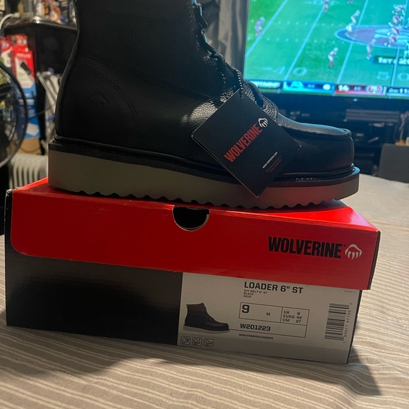 Wolverine Men's Loader 6" ST Black Boots - Picture 1 of 2